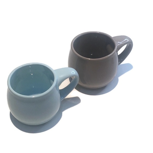 Starbucks Mugs, (a pair) 16oz, blue and grey